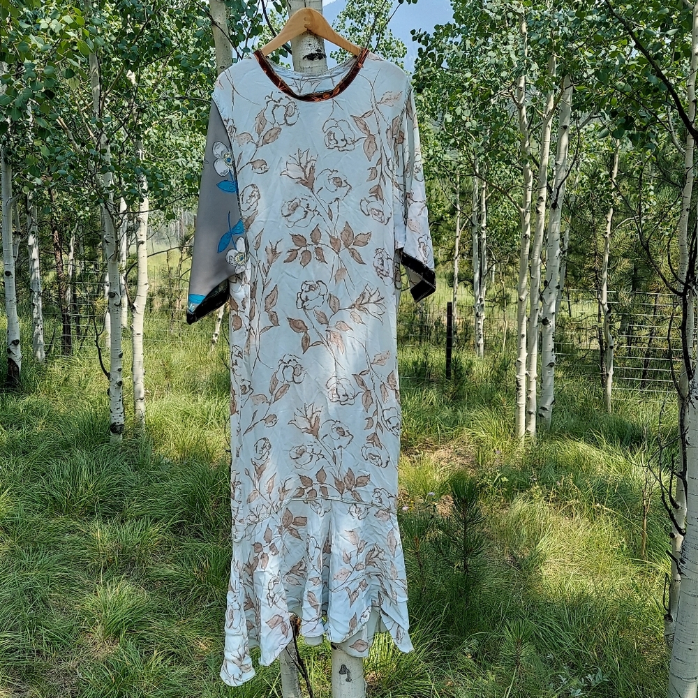 Nothing Matches rare vintage floral mumu dress